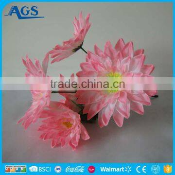 Beautiful Styles Bright Yellow Fake Flower for Home Decoration photo-2