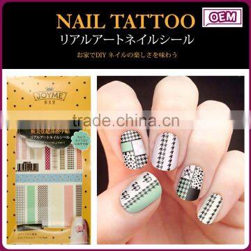 Joyme 2016 newest product high quality nail sticker decoration water transfer sticker nail supplies