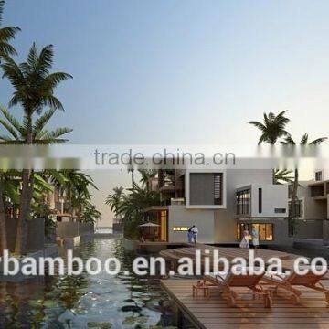 Outdoor Carbonized Strand Woven Matt Bamboo Decking photo-6