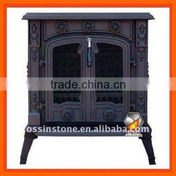 Double Door Wood Burning Cast Iron Heating Stove ST027