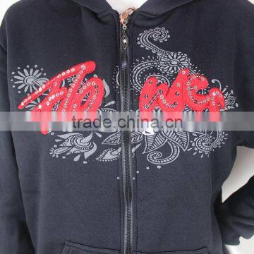 2016Wholesale Women Sherpa Fleece Pullover Tracksuit Stocks photo-4