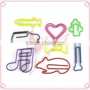 Personalized OEM fancy shapes metal paper clips