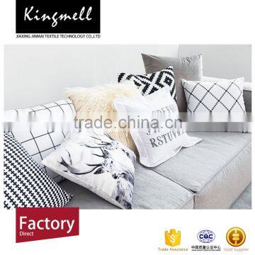Custom Digital Printing Sofa Seat Cushion Covers Simple Styles photo-3