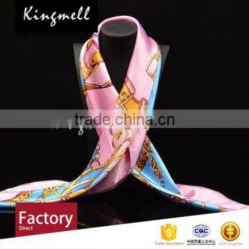 Elegant Digital Printed Silk Scarf for Ladies in Spring and Autumn photo-3