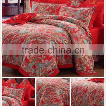 Jacquard Satin Cotton Bedding Set Bedding Sets for Wedding photo-3