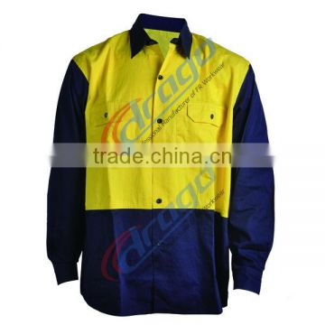 Aramid flame resistant shirt for verious industry