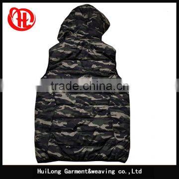 Custom Army Camo Winter Padded Vest for Men photo-2
