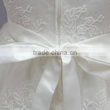 New Arrival Baby Clothes Wholesale Hot Sale Tulle Cheap 2017 Children's Boutique Short Sleeve White Summer Elegant Dress photo-5