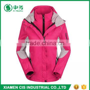Quality Assured Winter Waterproof Orange Women Snow Jacket for Sale photo-2