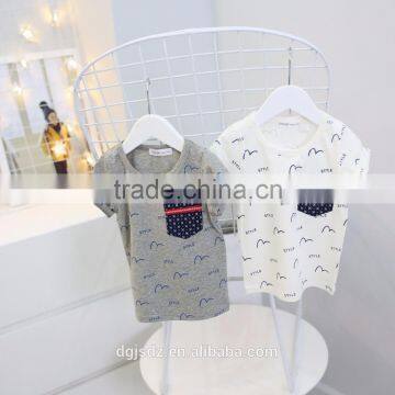 Cheap Wholesale Children T Shirt 2017 New Short Sleeve Kids T Shirt For 2-7 Years Casual Kids Crewneck T Shirt photo-4