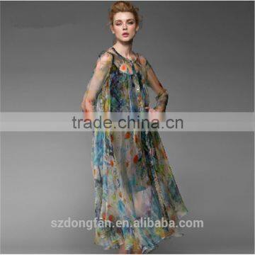 Sexy Nightwear Sexy Dress Sexy Lingerie Long Flared Skirt Dress With Mid-High Grade photo-3