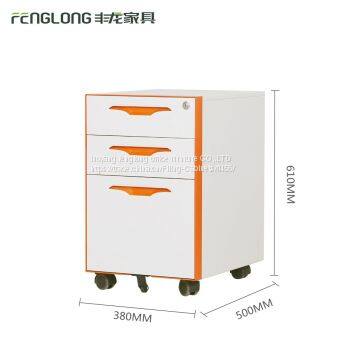 Office Furniture Steel Fixed Pedestal 3 Drawer Filing Cabinet photo-2