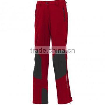 Red Reflective Safety Water Repelent Women's Softshell Pants