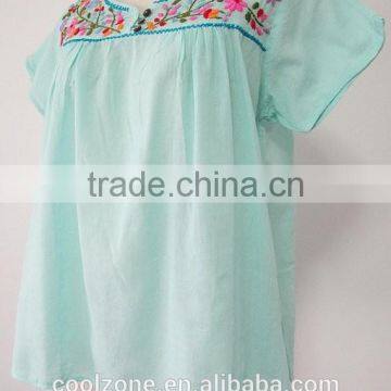 Wholesale Mexico Manufacturers Embroidered Blouse Ladies Blouses photo-2