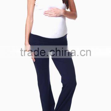 NAVY BLUE MATERNITY YOGA PANTS