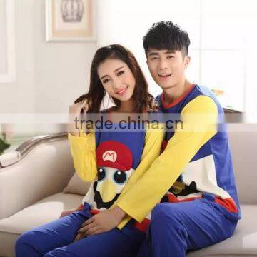 2015 Wholesale Cartoon Couple Pajamas photo-3
