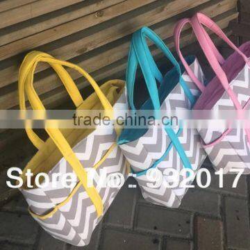 2014 New Chevron Diaper Bags Chevron Diaper Bag Tote Nappy Bag Etra Large Gray And Aqua Grey,gray And Pink,gray And Blue