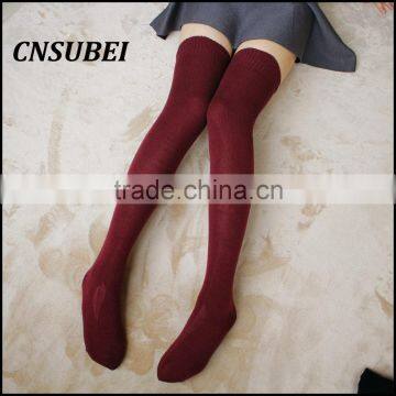 Sexy Women Girl Thigh High Stockings,8 Colors Cute Long Cotton Warm Over The Knee Socks,Fashion Knee High Socks photo-4