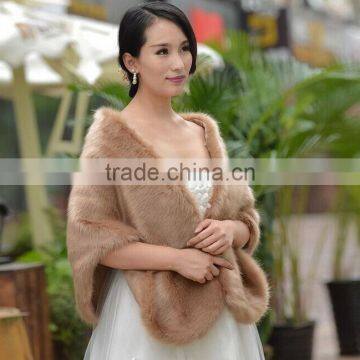 Faux Fur Wrap Cape Shawl For Women's Wedding Dresses