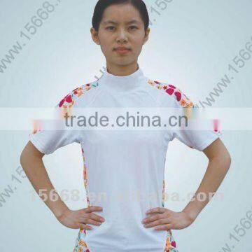 GR-Y0051 good quality rash guard made of lycra cloth