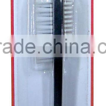 Plastic handle double side hair with rubber and PVC shoe cleaner