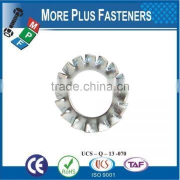 Made in Taiwan Bright Zinc Plated External Tooth Lock Washer photo-6