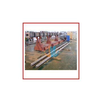 Segment screw and barrel for co-rotating twin extruder