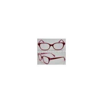 Red Spectacles Glasses Frames , Vintage Acetate Kids Eyewear Frames