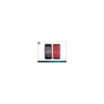 Custom Fashionable Red 3D Diamond Shape TPU Case for Iphone 5 TC-IPH5-T012