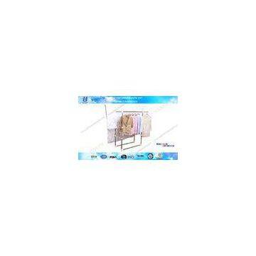 Space-saving Retail Store Commercial Clothing Racks / Indoor Clothes Drying Rack
