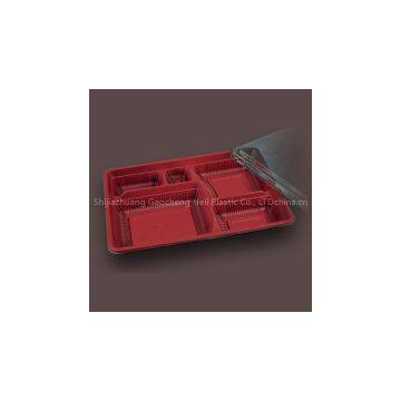 Biodegradable Disposable Plastic Meal Tray Container photo-2