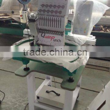 fushun 1201 single head flat and sequin and cap computerized embroidery machine