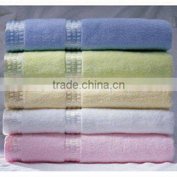 New 100% Cotton Pure White Hotel Towel photo-2