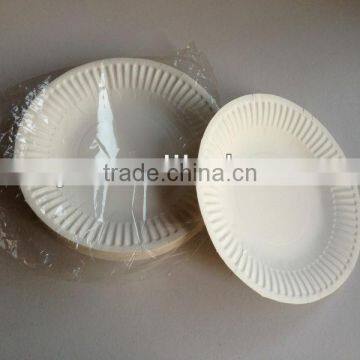 Compostable paper plates