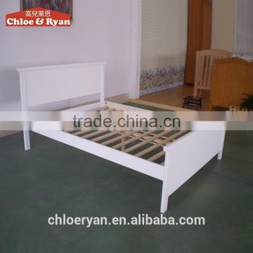 Wooden Furniture Bedroom Modern solid wood double bed