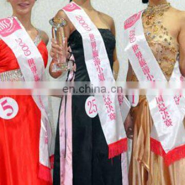 Satin Ceremonial Sash for Event, Party