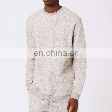 Off White Textured Loungewear Sweatshirt