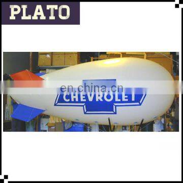 Newly design PVC inflatable plane/ airship, inflatable blimp for advertising