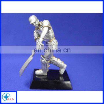 Decorative Cricket player figure resin awards