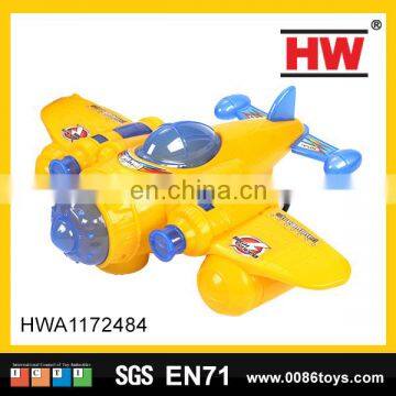 Battery operated cartoon plastic helicopter plane toys