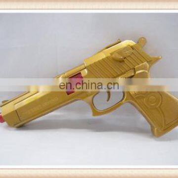 hot sale kids golden plastic flint toy gun for sale