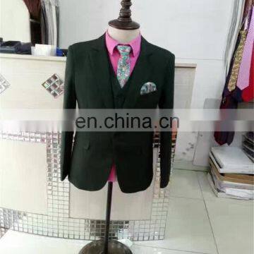 Free Shipping Hot Sale Cheap Hunter Green Men Suits with Long Sleeves Button Formal Occasions 2017 in China