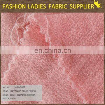 2015 Hotsale in Shaoxing 95%rayon5%spandex Wool Dobby Fabric Solid Rayon Fabric photo-2