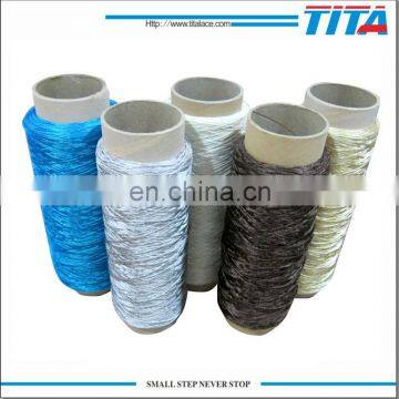 100% polyester spun yarn ,polyester shaggy carpet yarn,150D/2*16ply