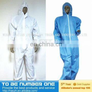 disposable plastic coverall..industry coverall..lightweight coveralls