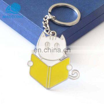 Zinc alloy stamping soft enamel epoxy souvenir metal keychain