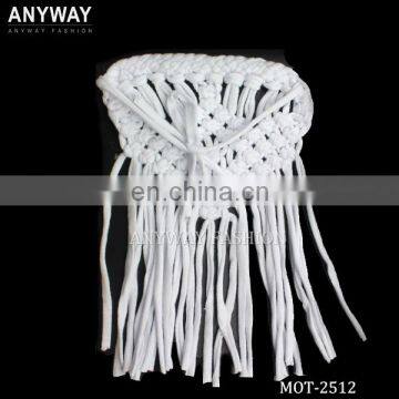 handmade braided neckline trim for dress