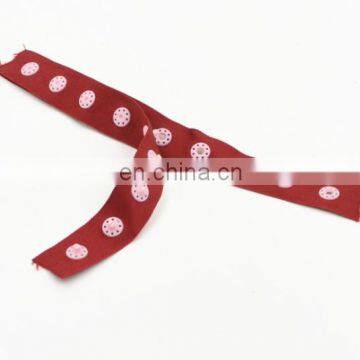 Fashion Colorful Ployester KAM Plastic Garment Fabric Tape With Snap Buttons photo-4