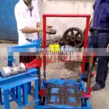 Small scale hollow concrete block making machine for sale clay hollow block making machine