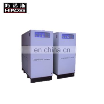 Air cooling refrigerated compressed air dryer for compressor